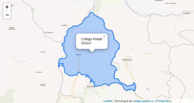 Código Postal 684047 en Colombia