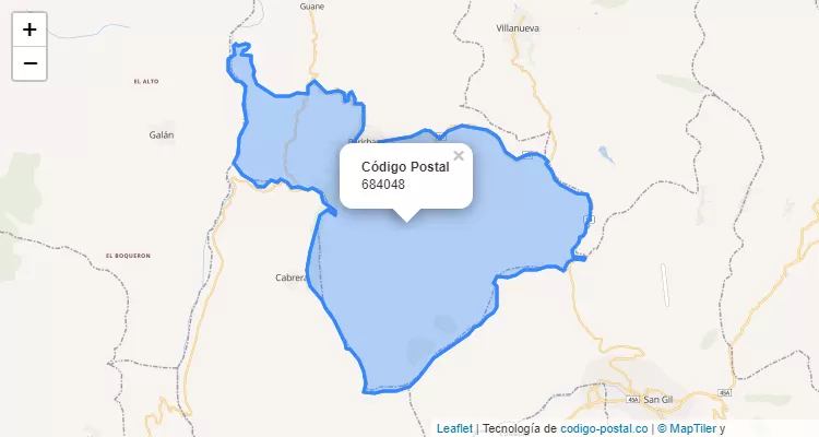 Código Postal 684048 en Colombia