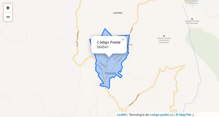 684541 ZIP Code in Colombia