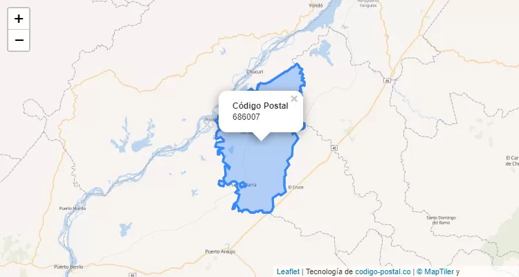 ZIP Code Neighborhood Carare, Puerto Parra