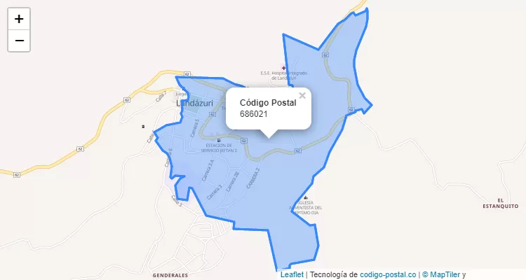 Código Postal 686021 en Colombia