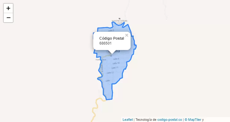 686501 ZIP Code in Colombia