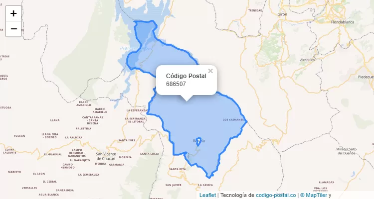 686507 ZIP Code in Colombia