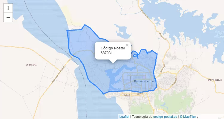 ZIP Code Locality La Floresta, Barrancabermeja
