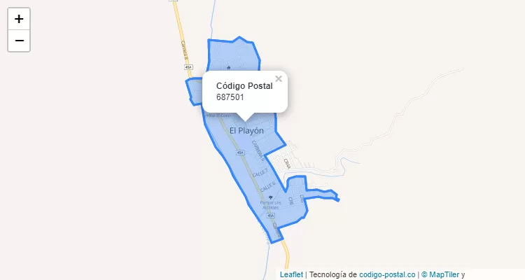 Código Postal 687501 en Colombia
