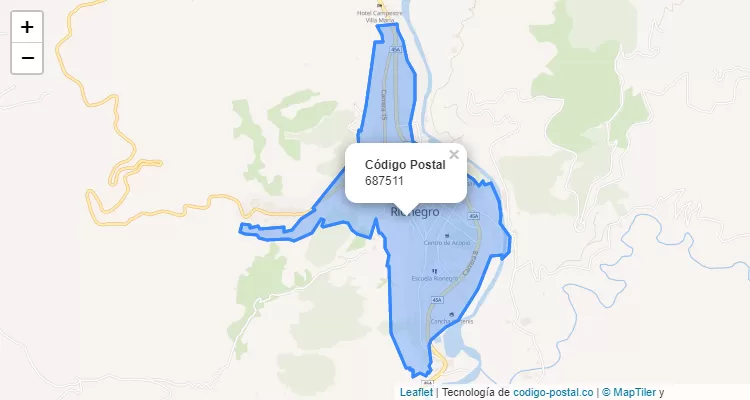 687511 ZIP Code in Colombia