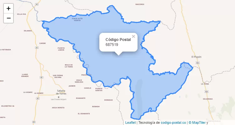 ZIP Code Neighborhood Irlanda, Rionegro