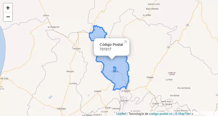 ZIP Code Neighborhood El Paraiso, Chalan