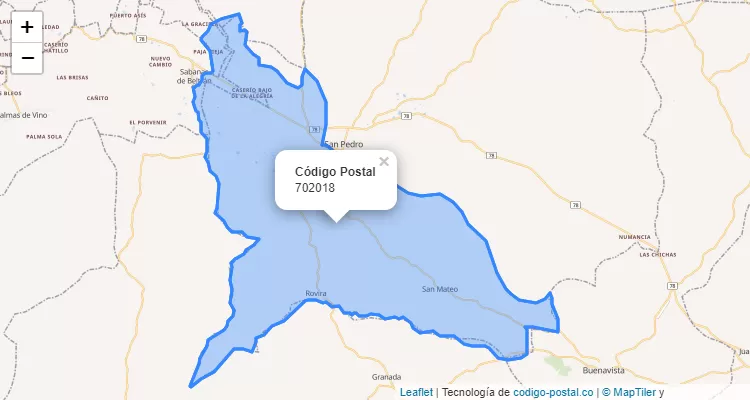 ZIP Code Neighborhood Calabozo, San Pedro