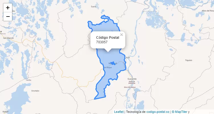 Código Postal 703057 en Colombia