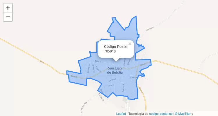 705010 ZIP Code in Colombia