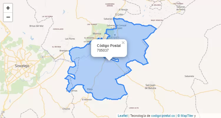 CEP Bairro Luis Carlos Galán, Corozal