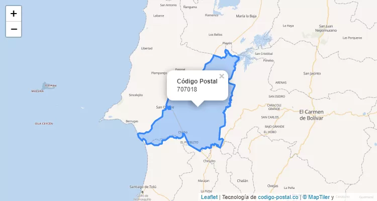 Código Postal 707018 en Colombia