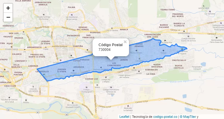 Código Postal 730004 en Colombia