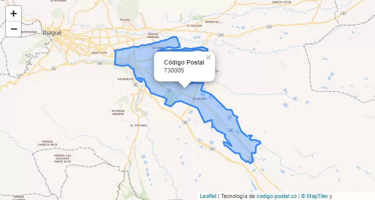Código Postal 730005 en Colombia