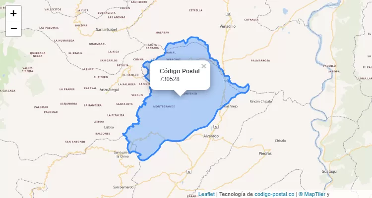 730528 ZIP Code in Colombia