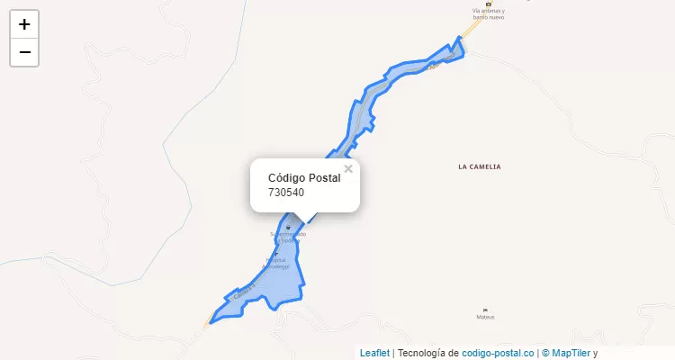 730540 ZIP Code in Colombia