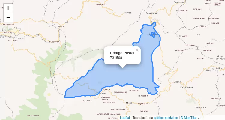 731508 ZIP Code in Colombia