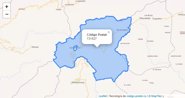 731527 ZIP Code in Colombia