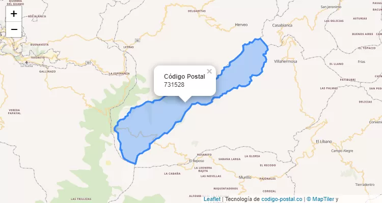 731528 ZIP Code in Colombia