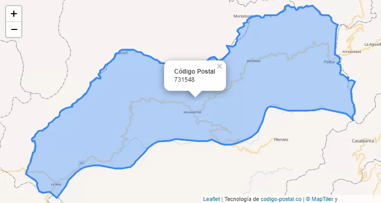 Código Postal 731548 en Colombia