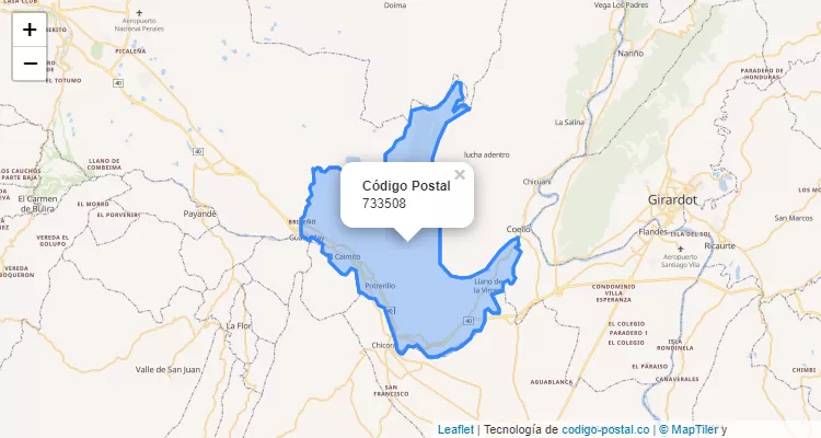 733508 ZIP Code in Colombia