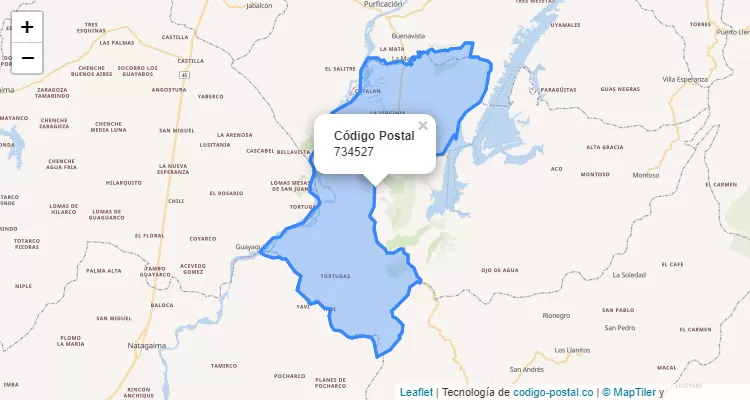 734527 ZIP Code in Colombia