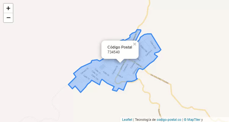 734540 ZIP Code in Colombia