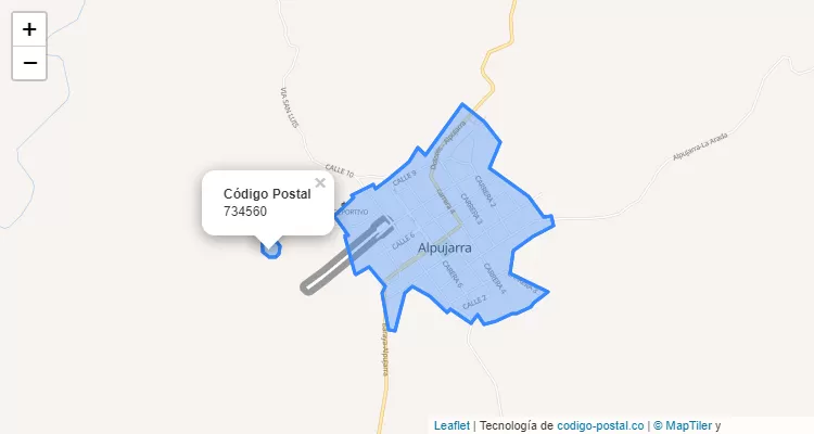 ZIP Code Neighborhood Guasimal, Alpujarra