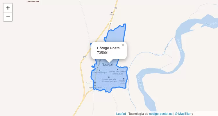 735001 ZIP Code in Colombia