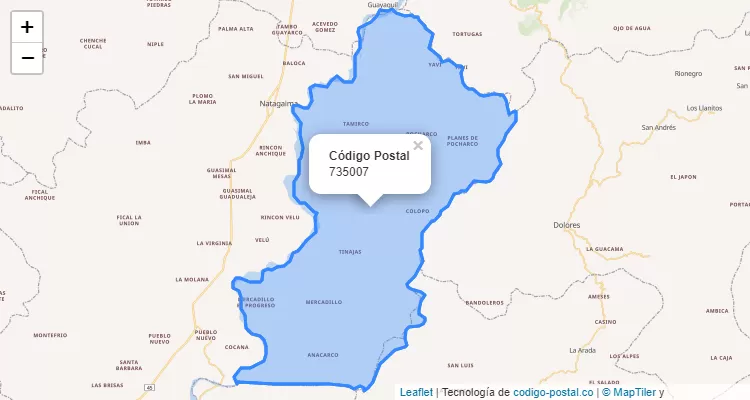 735007 ZIP Code in Colombia