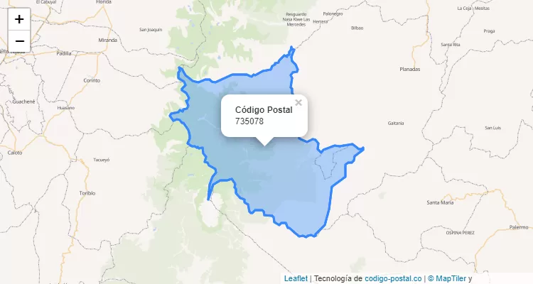 ZIP Code Neighborhood Peña Rica, Planadas