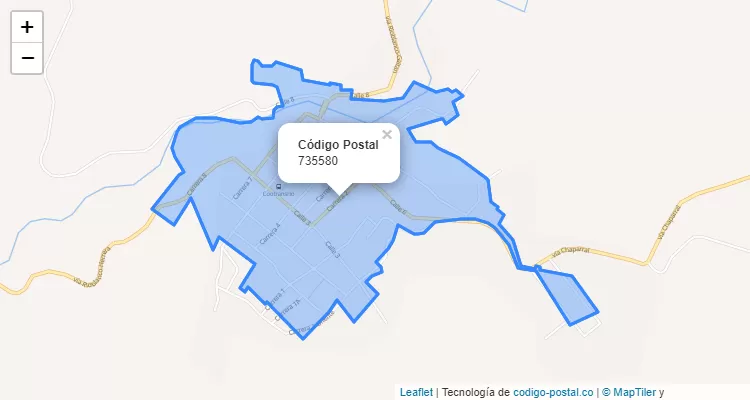 Código Postal 735580 en Colombia