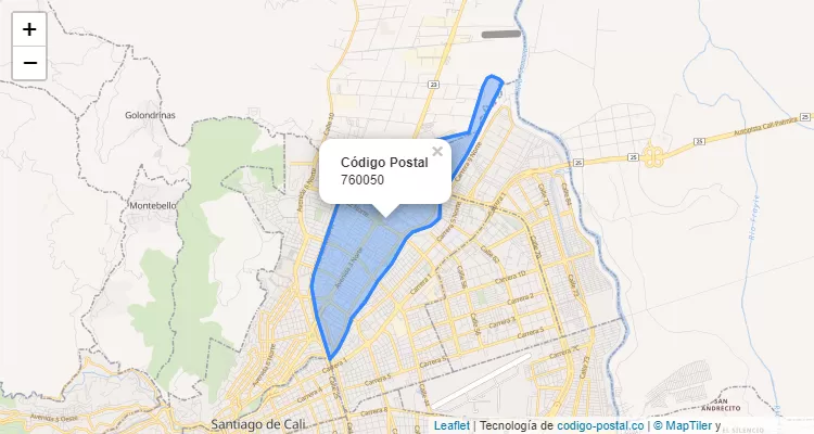 ZIP Code Locality Ciudad Los Álamos, Cali