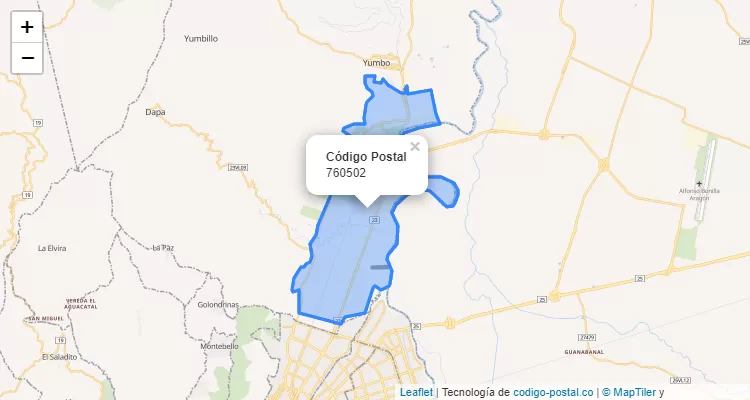 ZIP Code Locality Las Cruces, Yumbo