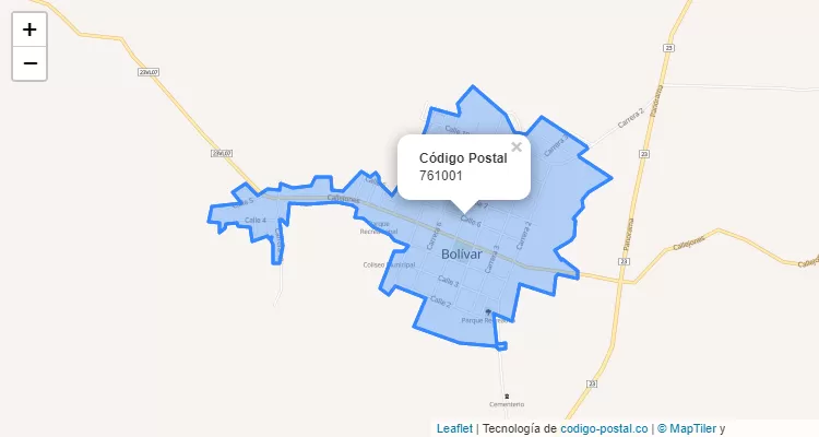 761001 ZIP Code in Colombia