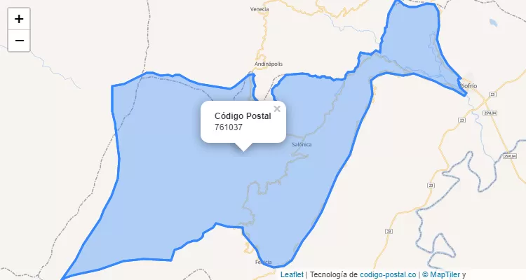 761037 ZIP Code in Colombia