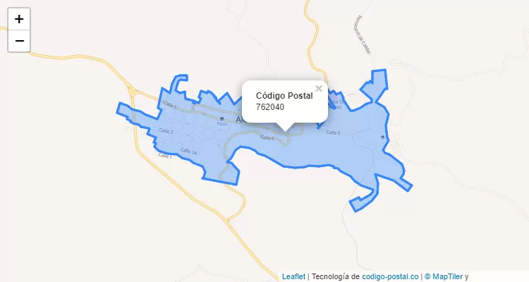 ZIP Code Locality Las Flores, Alcalá