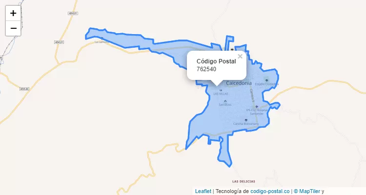 ZIP Code Neighborhood Barragán, Caicedonia