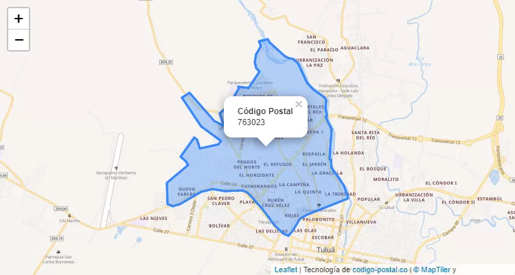 ZIP Code Locality Alameda, Tulua