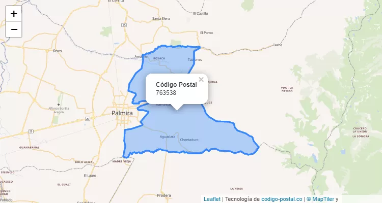 Código Postal Barrio Ciudadela BelÚn, Palmira