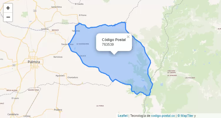 Código Postal 763539 en Colombia