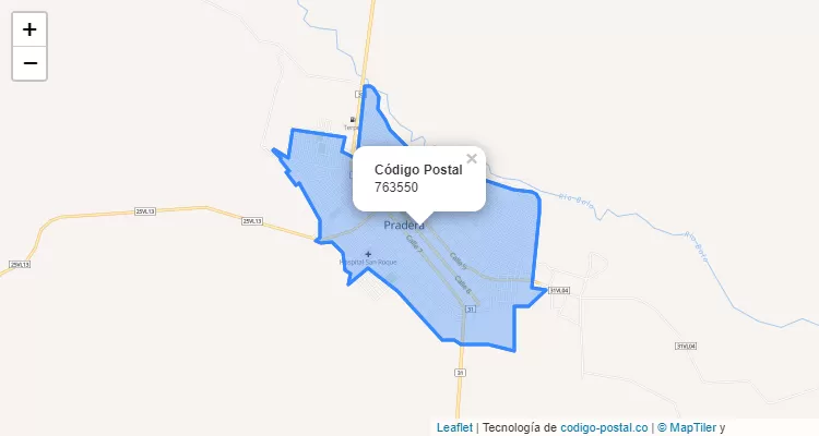 ZIP Code Locality La Libertad, Pradera