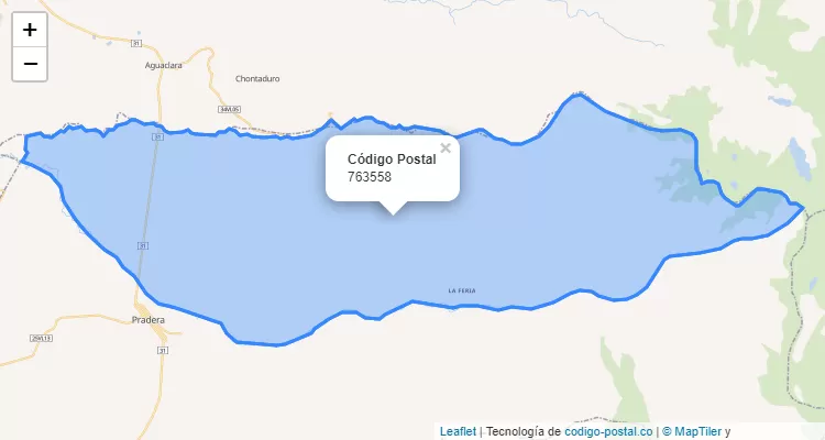 Código Postal 763558 en Colombia