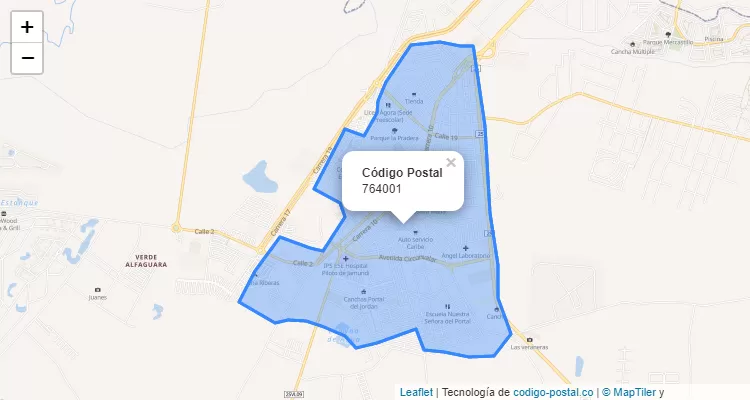ZIP Code Locality La Esperanza, Jamundí