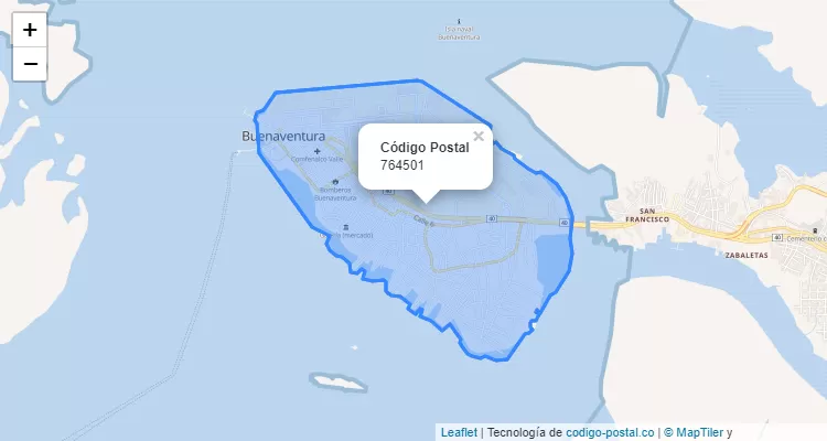 Código Postal Barrio Bejarano, Buenaventura