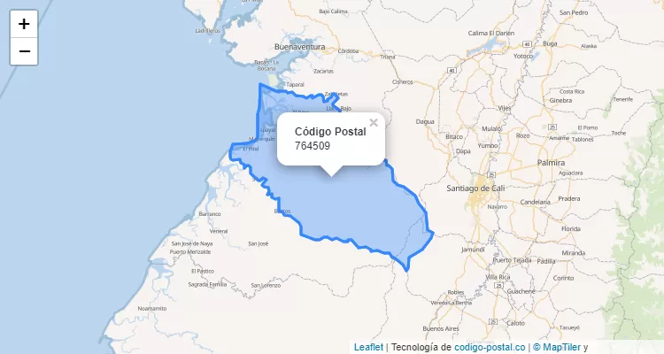 Código Postal 764509 en Colombia