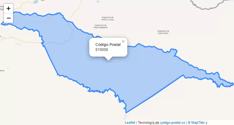 Código Postal Vereda La Pastora, Arauca