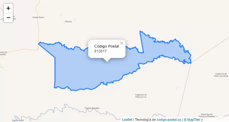 Código Postal Vereda La Conquista, Puerto Rondón