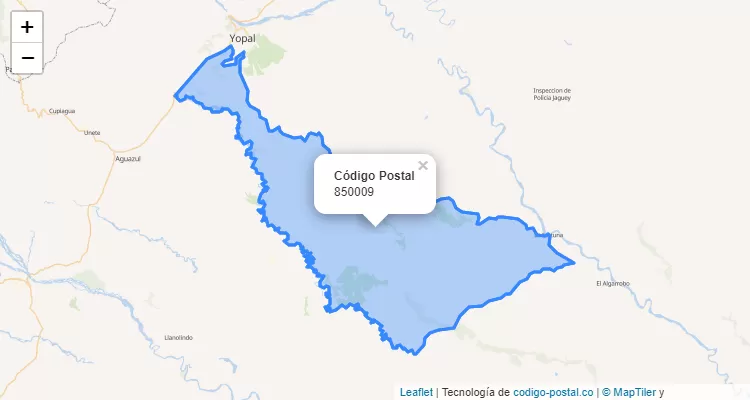 ZIP Code Neighborhood La Defensa, Yopal